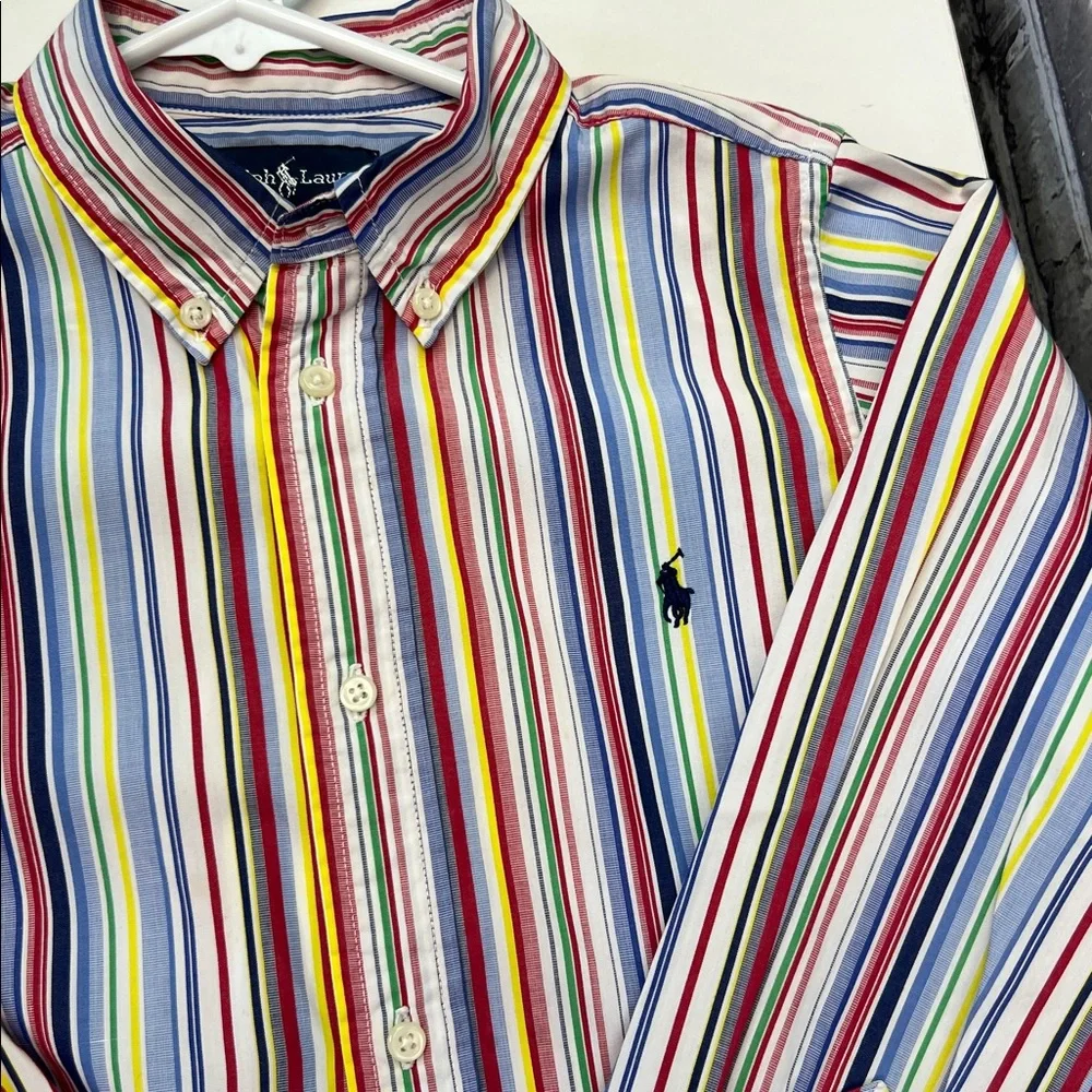 Boy's Ralph Lauren Multicolor‎ Striped Shirt